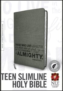 NLT Teen Slimline Bible Psalm 91 Thumb-Indexed (Red Letter Edition) NLT Teen Slimline Bible Psalm 91 Thumb-Indexed (Red Letter Edition)