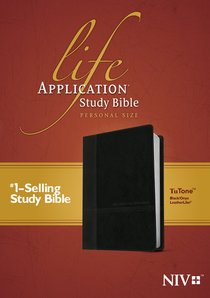 NIV Life Application Study Bible Personal Size Black/Onyx Tutone (Black Letter Edition) NIV Life Application Study Bible Personal Size Black/Onyx Tutone (Black Letter Edition)