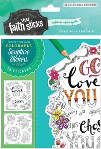1 Thessalonians 1:4 (4 Sheets, 36 Colorable Stickers) (Stickers Faith That Sticks Series) 1 Thessalonians 1:4 (4 Sheets, 36 Colorable Stickers) (Stickers Faith That Sticks Series)