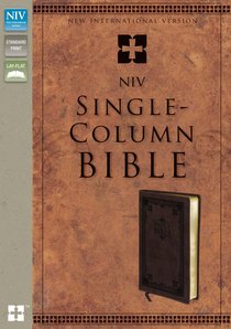 NIV Single-Column Bible Brown Duo-Tone NIV Single-Column Bible Brown Duo-Tone