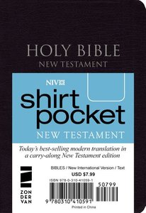 NIV Shirt Pocket Black New Testament (Red Letter Edition) NIV Shirt Pocket Black New Testament (Red Letter Edition)