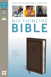 NIV Thinline Bible Cross Chocolate Duo-Tone (Red Letter Edition) NIV Thinline Bible Cross Chocolate Duo-Tone (Red Letter Edition)