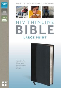 NIV Thinline Bible Large Print Black/Tan (Black Letter Edition) NIV Thinline Bible Large Print Black/Tan (Black Letter Edition)