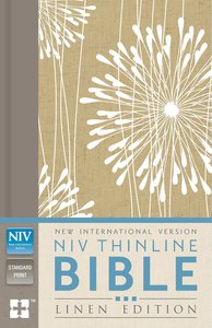 NIV Thinline Bible Linen Edition Abstract Floral Design (Red Letter Edition) NIV Thinline Bible Linen Edition Abstract Floral Design (Red Letter Edition)