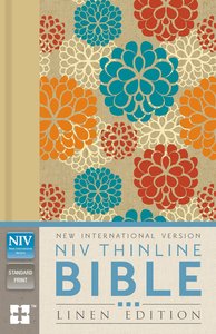 NIV Thinline Bible Linen Edition Colourful Floral Design (Red Letter Edition) NIV Thinline Bible Linen Edition Colourful Floral Design (Red Letter Edition)