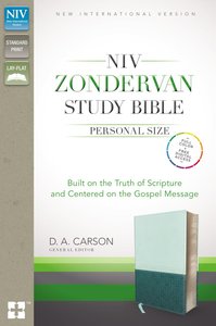 NIV Zondervan Study Personal Size Indexed Green/Blue (Black Letter Edition) NIV Zondervan Study Personal Size Indexed Green/Blue (Black Letter Edition)