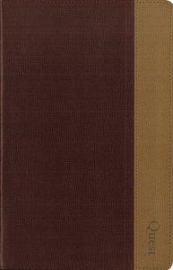 NIV Quest Study Bible Personal Size Burgundy/Tan Indexed NIV Quest Study Bible Personal Size Burgundy/Tan Indexed
