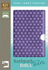 KJV Backpack Bible For Teens Italian Duo-Tone Purple Dots (Red Letter Edition) KJV Backpack Bible For Teens Italian Duo-Tone Purple Dots (Red Letter Edition)