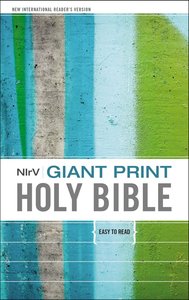 NIRV Giant Print Holy Bible NIRV Giant Print Holy Bible