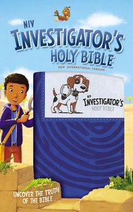 NIV Investigators Holy Bible Blue (Black Letter Edition) NIV Investigators Holy Bible Blue (Black Letter Edition)