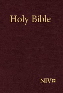 NIV Holy Bible Large Print Burgundy NIV Holy Bible Large Print Burgundy