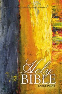 NIV Holy Bible Large Print Yellow Graphic NIV Holy Bible Large Print Yellow Graphic
