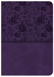 CSB Large Print Compact Reference Bible Purple Red Letter Edition CSB Large Print Compact Reference Bible Purple Red Letter Edition