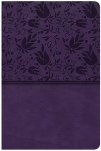 CSB Large Print Personal Size Reference Bible Purple Red Letter Edition CSB Large Print Personal Size Reference Bible Purple Red Letter Edition