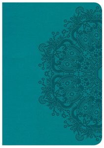 CSB Large Print Compact Reference Bible Teal Red Letter Edition CSB Large Print Compact Reference Bible Teal Red Letter Edition