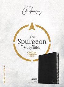 CSB Spurgeon Study Bible Black Indexed CSB Spurgeon Study Bible Black Indexed