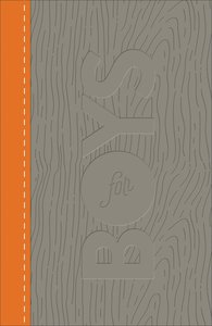 CSB Study Bible For Boys Charcoal/Orange Wood Design Leathertouch (Red Letter Edition) CSB Study Bible For Boys Charcoal/Orange Wood Design Leathertouch (Red Letter Edition)