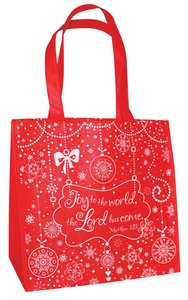 Christmas Eco Tote Bag Glitter: Joy to the World Christmas Eco Tote Bag Glitter: Joy to the World