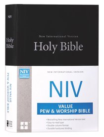 NIV Value Pew and Worship Bible Black (Black Letter Edition) NIV Value Pew and Worship Bible Black (Black Letter Edition)