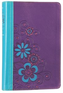 NLT Girls Life Application Study Bible Blue/Purple Flower Leatherlike (Black Letter Edition) NLT Girls Life Application Study Bible Blue/Purple Flower Leatherlike (Black Letter Edition)