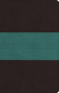 ESV Large Print Personal Size Bible Dark Brown/Teal Trail Design Red Letter Edition ESV Large Print Personal Size Bible Dark Brown/Teal Trail Design Red Letter Edition