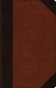 ESV Large Print Thinline Reference Bible Brown/Cordovan Portfolio Design (Black Letter Edition) ESV Large Print Thinline Reference Bible Brown/Cordovan Portfolio Design (Black Letter Edition)