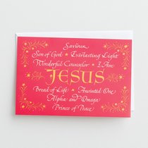 Christmas Boxed Cards: Names of Jesus (Jeremiah 10:6 Kjv) Christmas Boxed Cards: Names of Jesus (Jeremiah 10:6 Kjv)