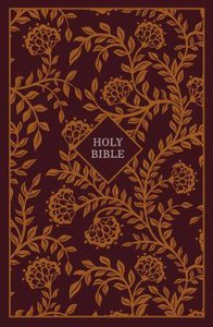 KJV Thinline Reference Bible Burgundy/Orange Red Letter Edition KJV Thinline Reference Bible Burgundy/Orange Red Letter Edition
