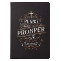 Journal: Vintage Art, Plans to Prosper (Black/white/gold) Journal: Vintage Art, Plans to Prosper (Black/white/gold)
