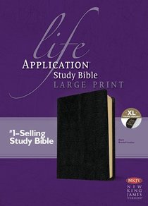 NKJV Life Application Study Bible Large Print Indexed Black (Red Letter Edition) NKJV Life Application Study Bible Large Print Indexed Black (Red Letter Edition)