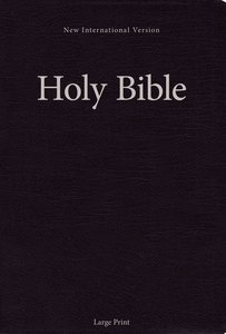 NIV Holy Bible Large Print Black NIV Holy Bible Large Print Black