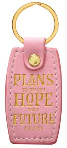 Luxleather Keyring: Plans to Give You Hope and a Future, Peach (Jer 29:11) Luxleather Keyring: Plans to Give You Hope and a Future, Peach (Jer 29:11)
