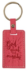 Leather Lux Keyring: God is Great and Mighty Leather Lux Keyring: God is Great and Mighty