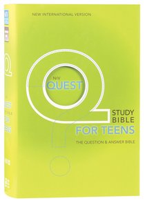 NIV Quest Study Teen Bible NIV Quest Study Teen Bible
