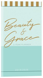 2019/2020 2 Year Pocket Diary/Planner: Beauty & Grace (Aqua/gold Print) 2019/2020 2 Year Pocket Diary/Planner: Beauty & Grace (Aqua/gold Print)