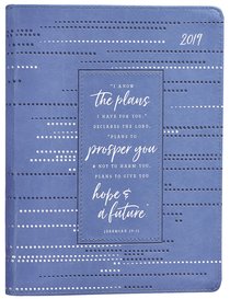 2019 Large 18-Month Diary/Planner: Blue 2019 Large 18-Month Diary/Planner: Blue