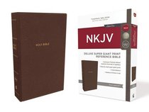 NKJV Deluxe Reference Bible Super Giant Print Brown (Red Letter Edition) NKJV Deluxe Reference Bible Super Giant Print Brown (Red Letter Edition)