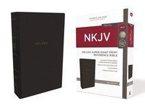 NKJV Deluxe Reference Bible Super Giant Print Black (Red Letter Edition) NKJV Deluxe Reference Bible Super Giant Print Black (Red Letter Edition)