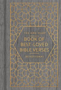 The One Year Book of Best-Loved Bible Verses Devotional The One Year Book of Best-Loved Bible Verses Devotional