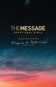 Message Devotional Bible (Black Letter Edition) Message Devotional Bible (Black Letter Edition)