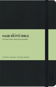 NASB Skinii Black Elastic Closure Bible (Red Letter Edition) NASB Skinii Black Elastic Closure Bible (Red Letter Edition)