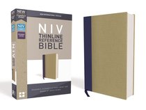 NIV Thinline Reference Bible Blue/Tan (Red Letter Edition) NIV Thinline Reference Bible Blue/Tan (Red Letter Edition)